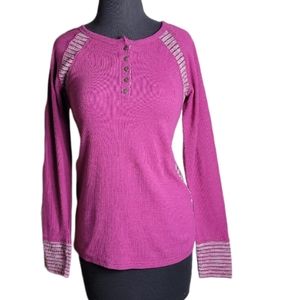Lucky Brand swit mixed long sleeve thermal top size medium